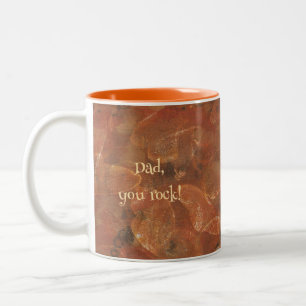 Papa, tu roches, sur des tasses personnalisées d'i