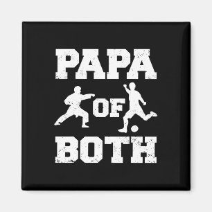 Papa und Karate Papa Magnet