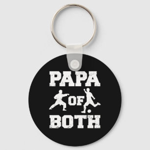 Papa und Karate Papa Schlüsselanhänger