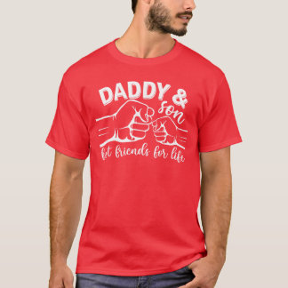 Papa und Sohn beste Freunde fürs Leben Geschenke M T-Shirt