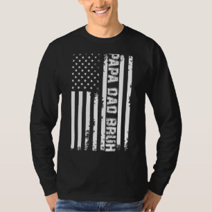 Papa Vater Bruh Vatertag 4. Juli Vintag T-Shirt