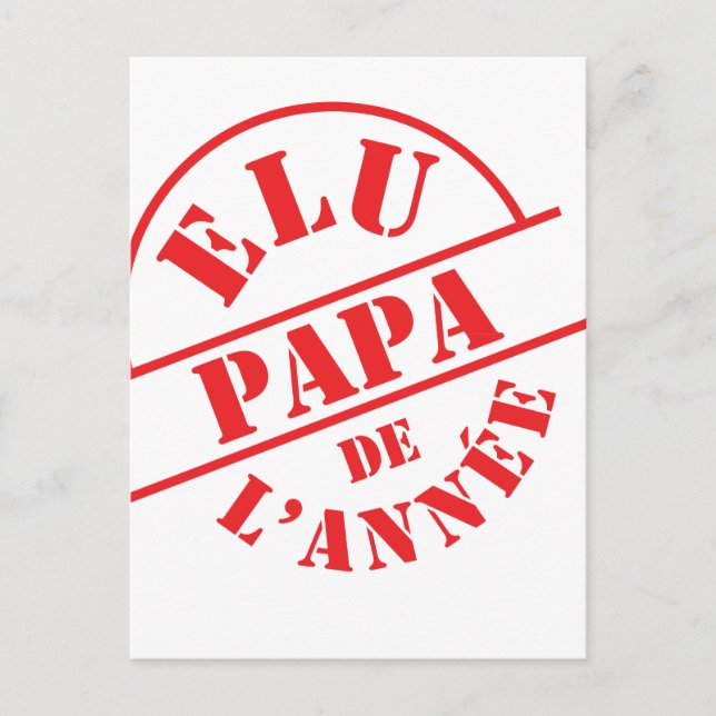 Papa / Vater / Daddy / Vati / Pappa Postkarte (Vorderseite)