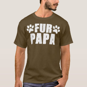 Papa-Vater: Tierhund und Katze Vater Papa T-Shirt