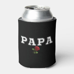 Papa Vatertagsgeschenk Rosen Design Dosenkühler