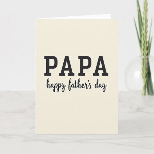 Papa Vatertagskarte Karte