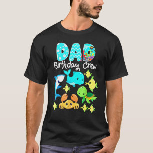 Papa vom Sea Aquarium Party Sea Fish Ocean Ani T-Shirt