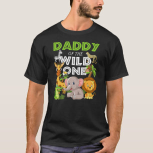 Papa vom Wilden Zoo Birthday Safari Jungle T-Shirt