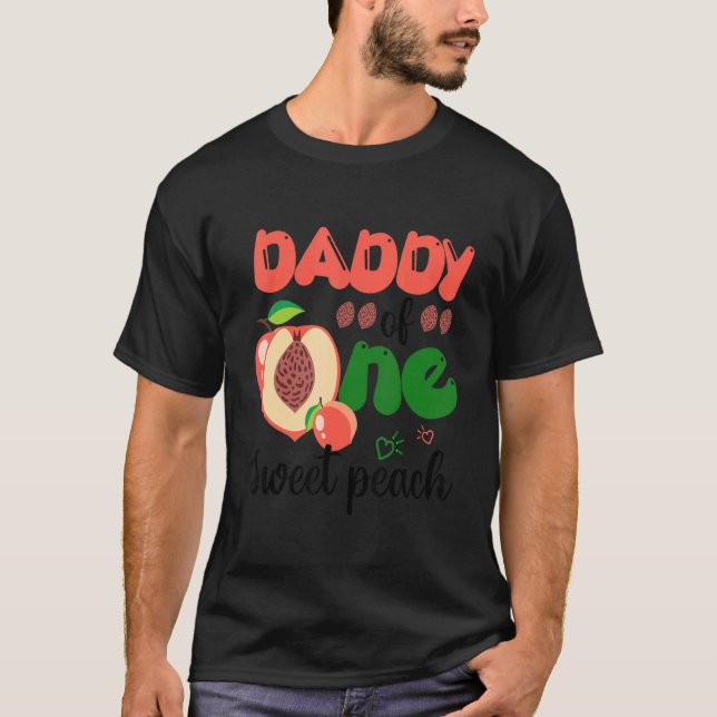 Papa von der Niedlichen Familie mit einem süßen Pf T-Shirt (Vorderseite)