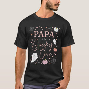 Papa von der Spooky One Girl Erster Geburtstag Pin T-Shirt