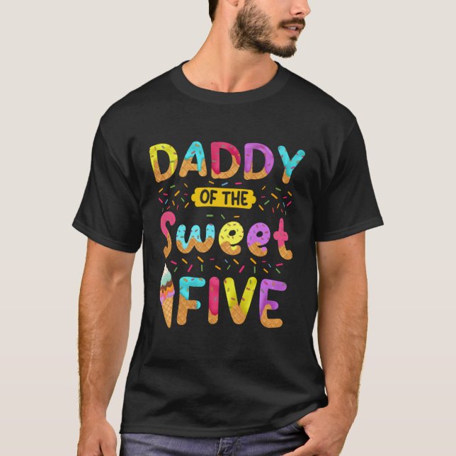 Papa von der süßen 55. Eiscreme Py T-Shirt (Vorderseite)