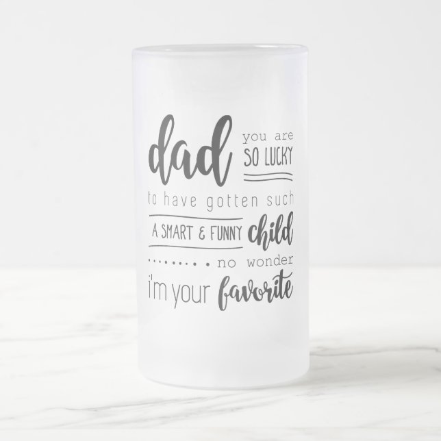 papa vous êtes tasse tellement chanceuse pour le (Centre)