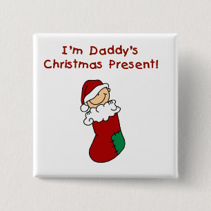 Papa Weihnachten Geschenke und T - Shirt Button