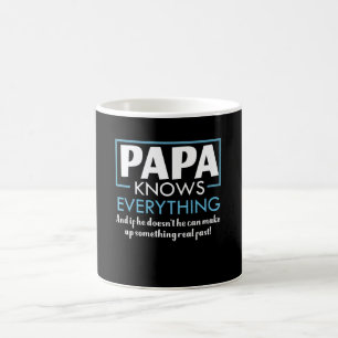 Papa weiß, dass alles nicht machen schnell weiß kaffeetasse