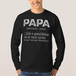Papa wie ein Großvater, aber so viel Cooler Glück T-Shirt