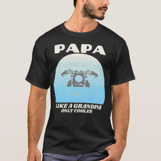 Papa wie ein Opa-Cartoon T-Shirt
