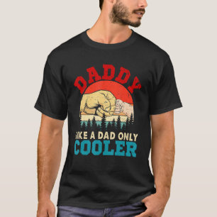 Papa wie ein Vater nur Cooler Niedlicher Coolen Mu T-Shirt