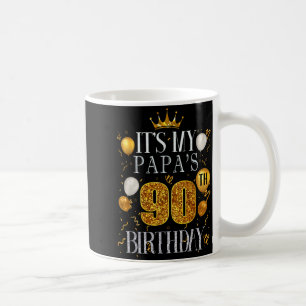 Papa wird 90! Herzlichen Glückwunsch zum 90. Gebur Kaffeetasse