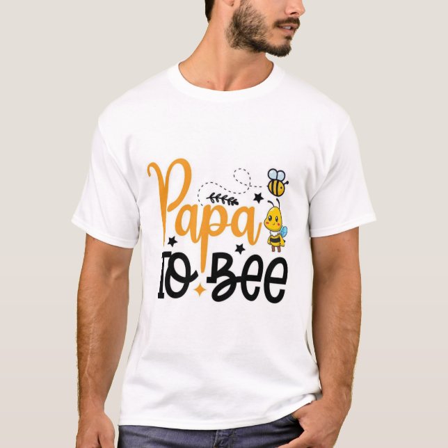 Papa wird bald Vater T-Shirt (Vorderseite)