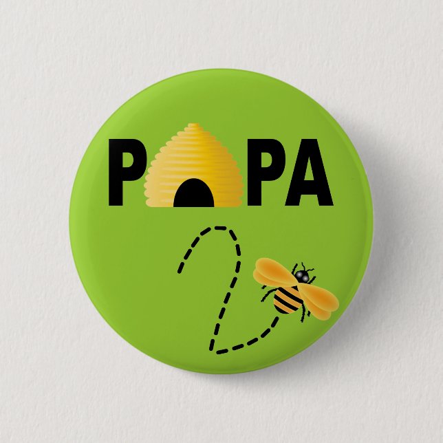 Papa, zum Knopf zu sein Button (Vorderseite)