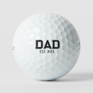 'Papa' zum Vatertag Geschenk Golfball