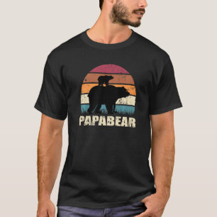 Papabear Daddy Bear Family Baby Neugeborener Bear T-Shirt