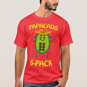Papacado 6 Pack Vater Avocado Niedlich Workout T-Shirt