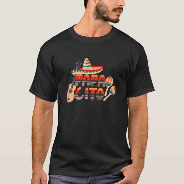 Papacita Cinco De Mayo Mexican Fiesta 5 De Mayo Da T-Shirt (Vorderseite)