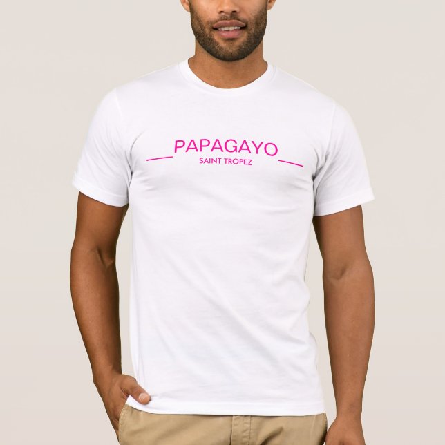 Papagayo Verein-Heiliges Tropez T - Shirt (Vorderseite)