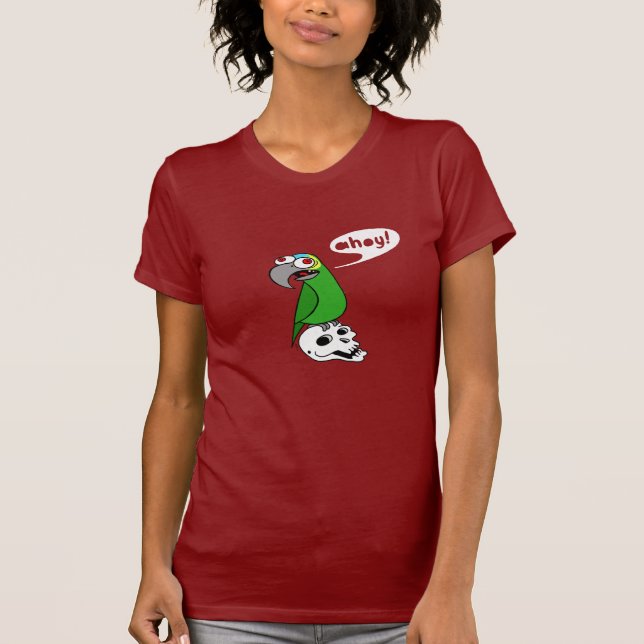 Papagei ahoi! durch Albertino de Medeiros, D u. I T-Shirt (Vorderseite)