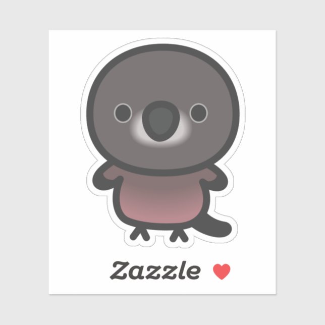 Papagei Aufkleber (Blatt)