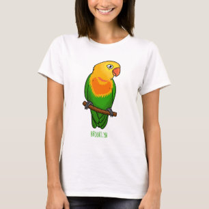 Papagei aus niedlichem Cartoon T-Shirt