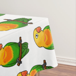 Papagei aus niedlichem Cartoon Tischdecke