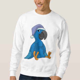 Papagei beim Schlafen mit Nachtmütze Sweatshirt