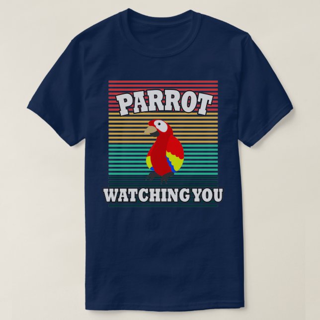 Papagei beobachtet dich 17 T-Shirt (Design vorne)