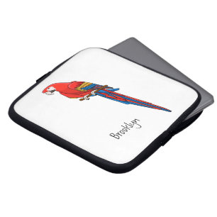 Papagei-Cartoon Laptopschutzhülle