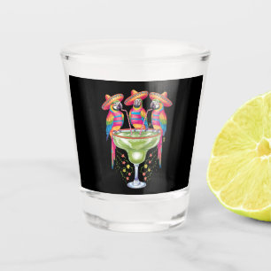 Papagei Cinco De Mayo Lustiger Trinkender Mexikani Schnapsglas