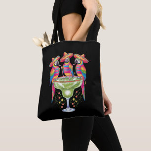 Papagei Cinco De Mayo Lustiger Trinkender Mexikani Tasche