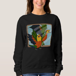 Papagei & Drache Reflexion I Jenday Conure 1 Sweatshirt