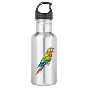 Papagei Edelstahlflasche
