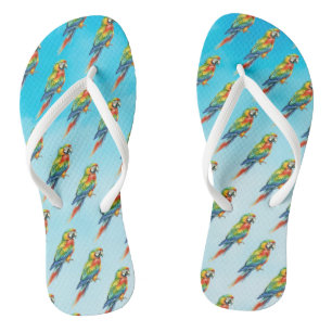 Papagei Flip Flops