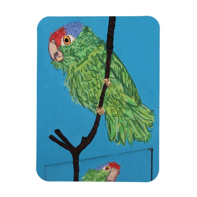 Papagei-Foto-Magnet Magnet (Vertikal)