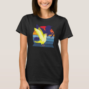 Papagei I geflügeltes Einhorn I schreit gelbes Lut T-Shirt