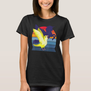Papagei I geflügeltes Einhorn I schreit gelbes Lut T-Shirt