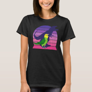 Papagei I Tyrannosaurus Rex I Schreie gelber Kopf T-Shirt