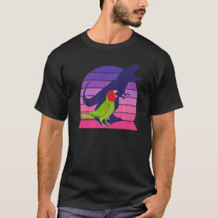 Papagei I Tyrannosaurus Rex I schreiend rot maskie T-Shirt
