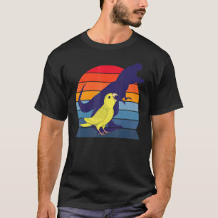 Papagei I Tyrannosaurus Rex I schreit gelber Papri T-Shirt