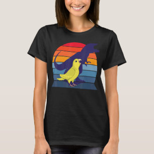 Papagei I Tyrannosaurus Rex I schreit gelber Papri T-Shirt