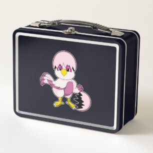 Papagei in Ei mit Eggshell.PNG Metall Brotdose