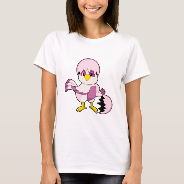 Papagei in Ei mit Eggshell.PNG T-Shirt (Vorderseite)