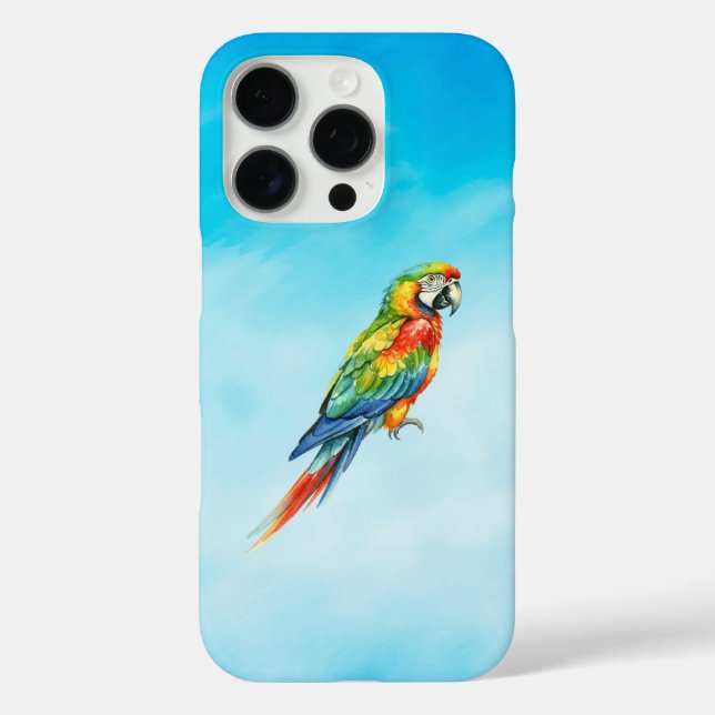 Papagei iPhone 16 Pro Hülle (Rückseite)